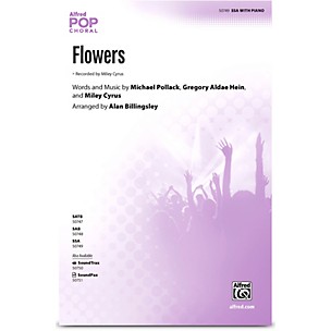 Alfred Flowers SSA Choral Octavo Arranged by Alan Billingsley