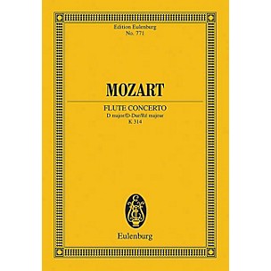 Eulenburg Flute Concerto in D Major, K. 314 Schott by Mozart Arranged by Rudolf Gerber