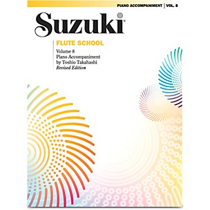 Suzuki Flute School Volume 8 Revised Songbook with Piano Accompaniment