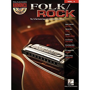 Hal Leonard Folk/Rock - Harmonica Play-Along Volume 4 (Book/CD)