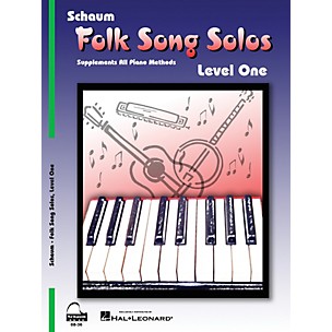 Schaum Folk Song Solos (Level 1) Educational Piano Book (Level Elem)