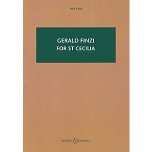 Boosey and Hawkes For St Cecilia, Op. 30 Boosey & Hawkes Scores/Books Series Softcover Composed by Gerald Finzi