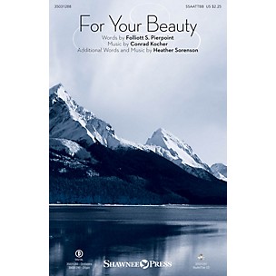 Shawnee Press For Your Beauty SSAATTBB arranged by Heather Sorenson