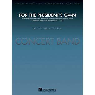 Hal Leonard For the President's Own (Score and Parts) Concert Band Level 5 Composed by John Williams
