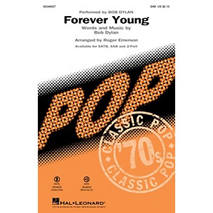 Hal Leonard Forever Young choral Showtrax CD by Bob Dylan arranged by Roger Emerson