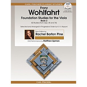 Carl Fischer Foundation Studies for the Viola - Book 2 (from Opp. 45 and 74) Book/DVD