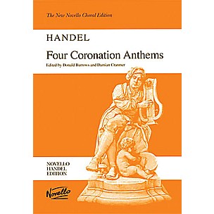 Novello Four Coronation Anthems SATB Composed by George Frideric Handel