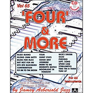 Jamey Aebersold "Four" and More Play-Along Book and CD