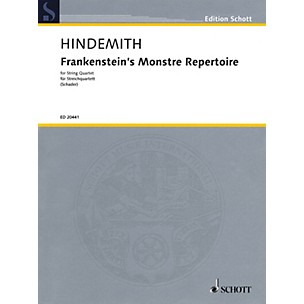 Schott Music Frankenstein's Monstre Repertoire (String Quartet Score and Parts) String Series