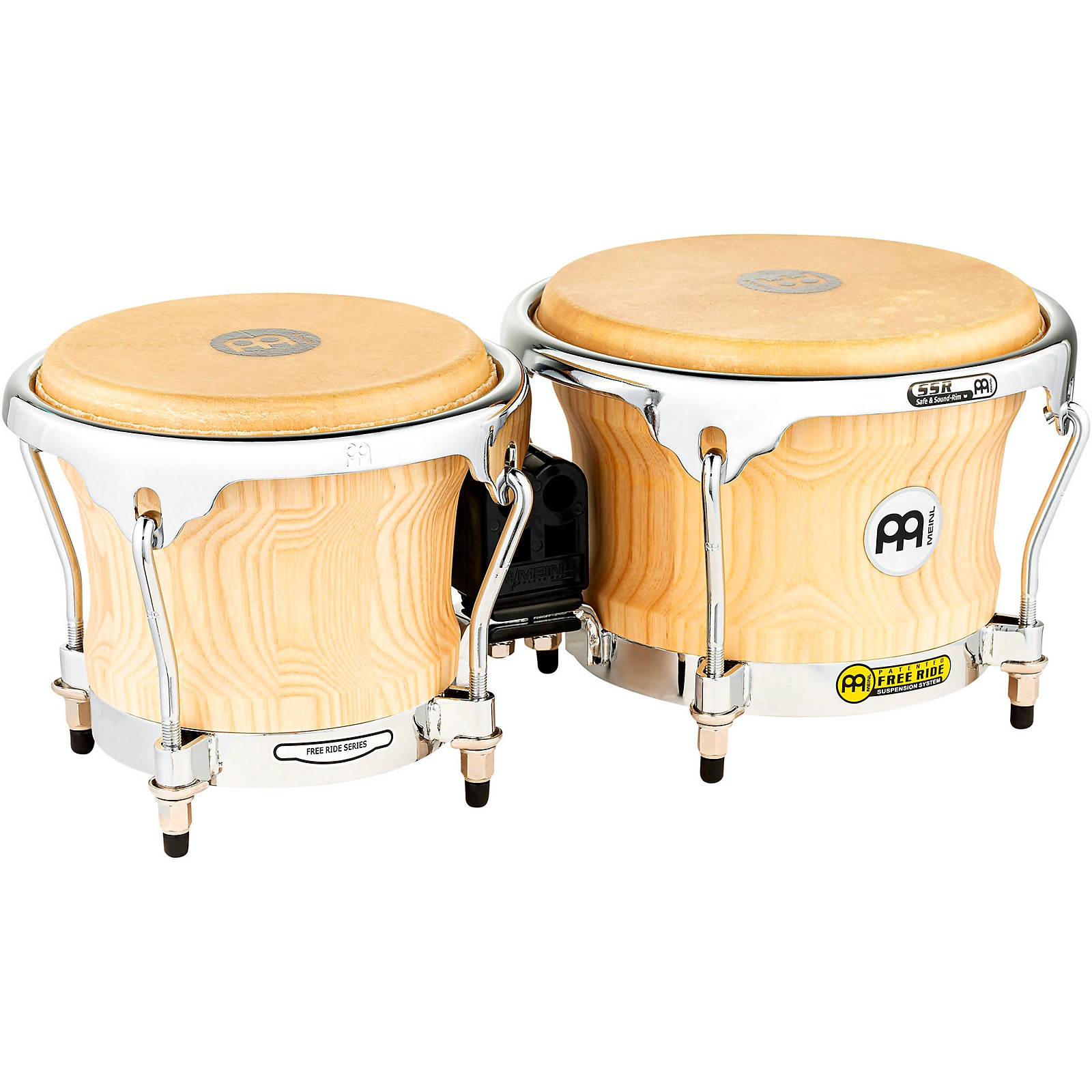 MEINL Free Ride Series Collection Wood Bongos | Music & Arts