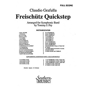 Southern Freischutz Quickstep (Band/Concert Band Music) Concert Band Arranged by Tommy J. Fry