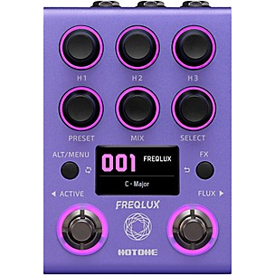 Hotone Freqlux Tri-Pitch Engine Pitch Shifter Pedal -