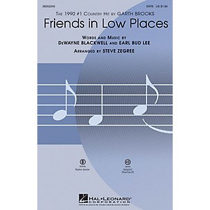 Hal Leonard Friends in Low Places ShowTrax CD by Garth Brooks Arranged by Steve Zegree