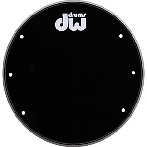 DW Front Ported Bass Drumhead with Logo