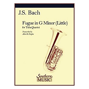 Southern Fugue in G Minor (Little) (2 Euphoniums/2 Tubas) Southern Music Series Arranged by Al Peoples