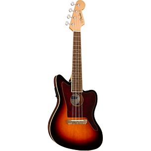 Fender Fullerton Jazzmaster Acoustic-Electric Ukulele -