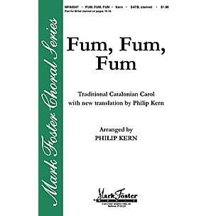 Shawnee Press Fum, Fum, Fum SATB arranged by Philip Kern