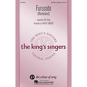 Hal Leonard Furusato (Homeland) SATTBB A Cappella by The King's Singers arranged by Philip Lawson