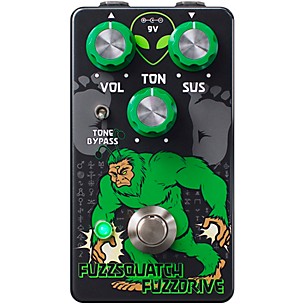 Interstellar Audio Machines Fuzzsquatch Fuzzdrive Op-Amp Fuzz Pedal -