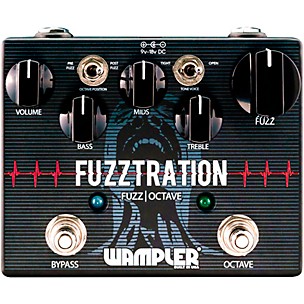 Wampler Fuzztration Fuzz Octave Guitar Effects Pedal