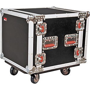 Gator G-Tour 10U Cast Rack Road Case with Casters