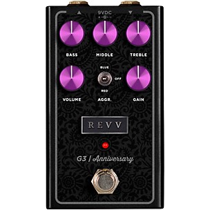 Revv Amplification G3 Anniversary Edition Distortion Effects Pedal