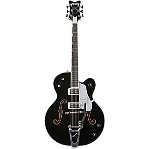 Gretsch Guitars G6136TSL Silver Falcon Electric Guitar with Bigsby -- Black Finish