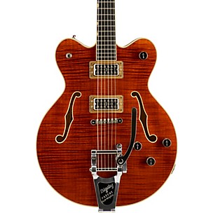 Gretsch Guitars G6609TFM Players Edition Broadkaster Center Block Electric Guitar With String-Thru Bigsby and Flame Maple