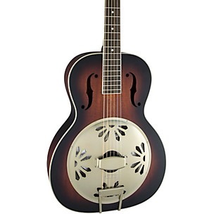 Gretsch Guitars G9240 Alligator Round-Neck, Mahogany Body Biscuit Cone Resonator Guitar