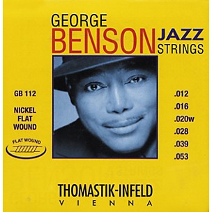 Thomastik GB112 Medium Light George Benson Custom Flatwound Guitar Strings