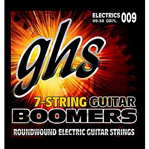 GHS GB7L Boomers 7-String Electric Guitar Strings