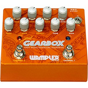 Wampler GEARBOX Andy Wood Signature Overdrive Effects Pedal