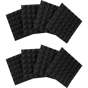 Gator GFW-ACPNL1212P-8PK 2"x12"12" Acoustic Foam Pyramid Panels 8-Pack