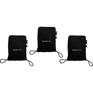 Gator GFW-MICPOUCH-3PK Soft Bag for Studio Mics 3-Pack