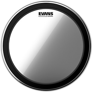 Evans GMAD Clear Batter Bass Drum Head