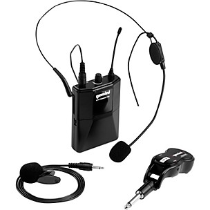 Gemini GMU-HSL100 Single Headset, Lavalier Wireless UHF Microphone System