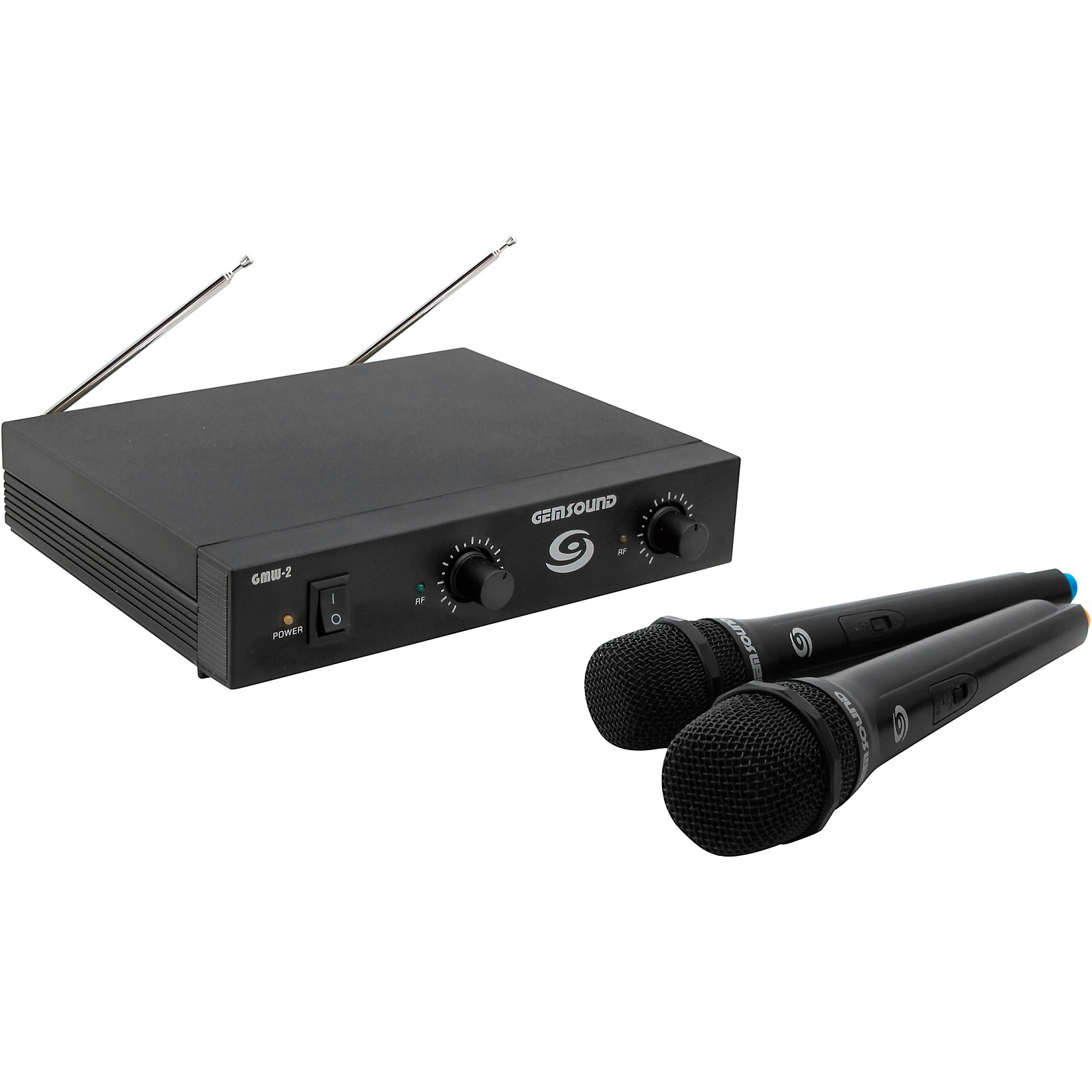 Gem Sound GMW 2 Dual Channel Wireless Mic System Music Arts