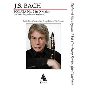 Southern Gamba Sonata No. 2 Clarinet/Piano for Clarinet in A and Piano by Bach