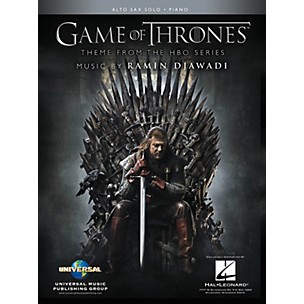 Hal Leonard Game of Thrones for Alto Sax and Piano (Theme from the HBO Series) Instrumental Solo Songbook