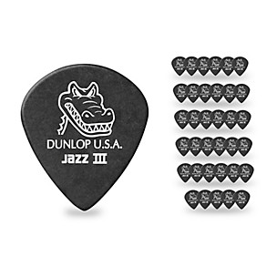 Dunlop Gator Grip Jazz III Guitar Picks