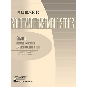 Rubank Publications Gavotte from the Sixth Sonata (Brass Quartet - Grade 2) Rubank Solo/Ensemble Sheet Series