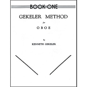 Alfred Gekeler Method for Oboe Book I