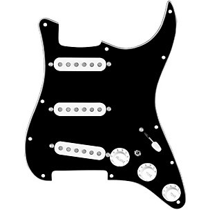 920d Custom Generation Loaded Pickguard For Strat With White Pickups and Knob and S7W-MT Wiring Harness