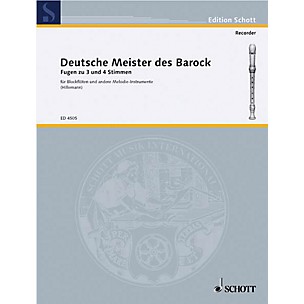 Schott German Baroque Masters (Performance Score) Composed by Various