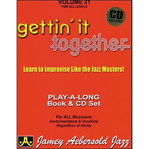 Jamey Aebersold Gettin' It Together Volume 21 Book and CD