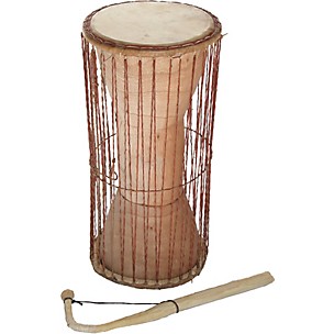 Overseas Connection Ghana Talking Drum with Stick
