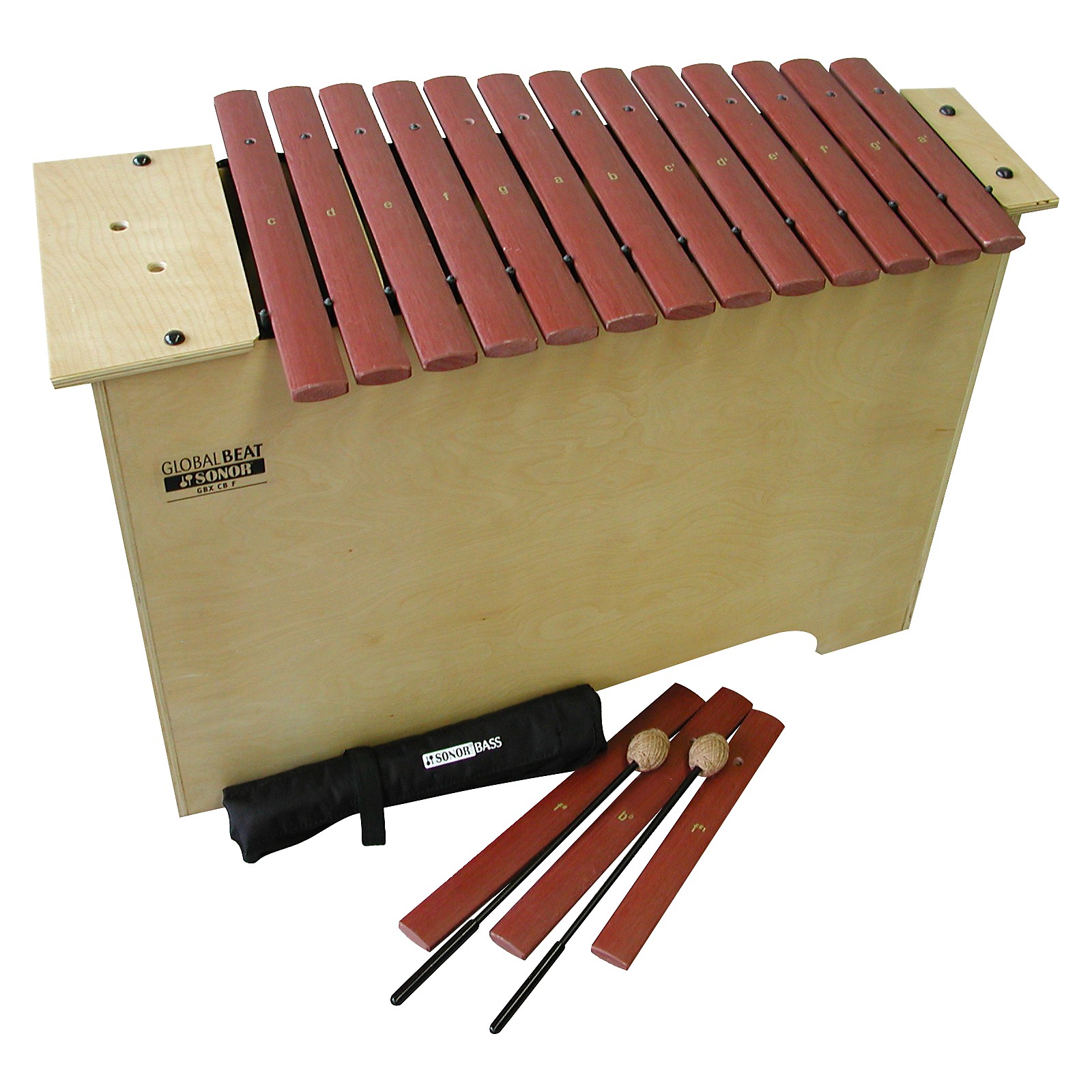 Primary Sonor Global Beat Deep Bass Xylophone with Fiberglass Bars