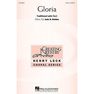 Hal Leonard Gloria 3 Part Treble composed by Jude Roldan