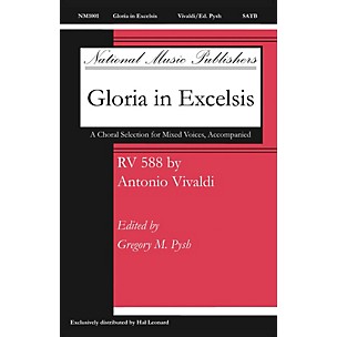 Fred Bock Music Gloria SATB composed by Antonio Vivaldi