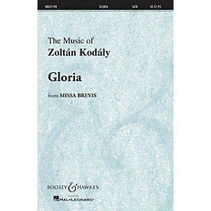 Boosey and Hawkes Gloria (from Missa Brevis) SATB, Organ composed by Zoltan Kodály